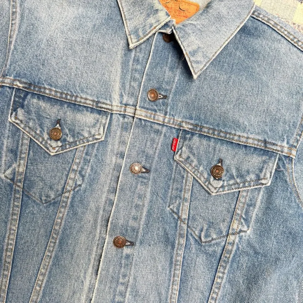 Vintage 70s Levi's Type 3 Denim Trucker Jacket 70505 0217 40
